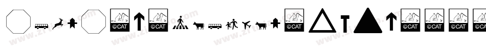 signs - zeichen 2.0字体转换